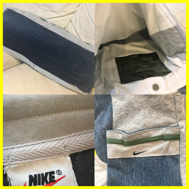 ★NIKE×Ralph Lorenヴィンテージデニムィ☆リメイクトートバッグ ハンドメイドのファッション小物(バッグ)の商品写真