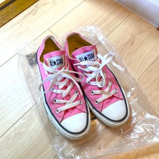 コンバース(CONVERSE)のconverse  pink 23cm(スニーカー)