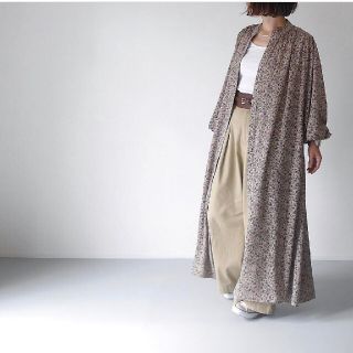 Ron Herman - 美品 argue flower balloon dress ベージュ 花柄 の通販