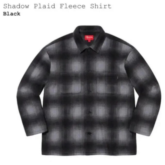 【 Lサイズ】Supreme Shadow Plaid Fleece Shirt納品書原本ステッカー1枚