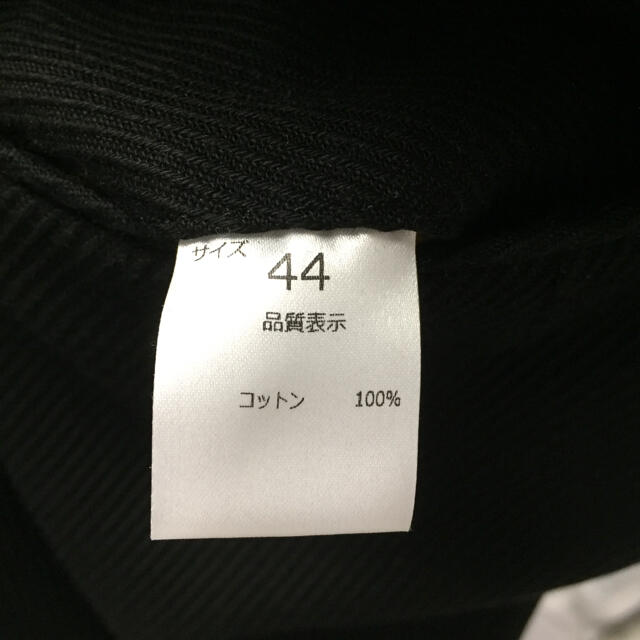 【極美品】NEAT cotton kersey taperred black44 - 3