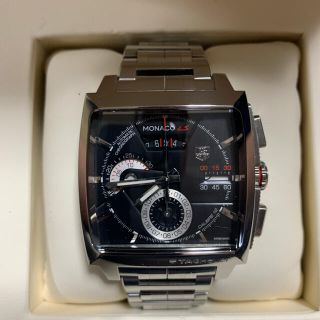 タグホイヤー(TAG Heuer)のタグホイヤー　タグホイヤー　モナコ　LS 自動巻　美品　皮ベルト(腕時計(アナログ))