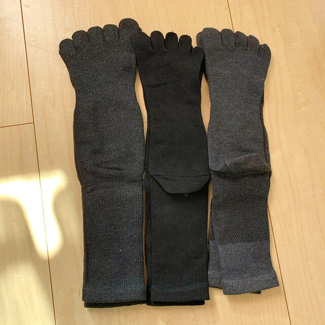 しまむら(シマムラ)の男性用　5本指ソックス　3枚セット メンズのレッグウェア(ソックス)の商品写真