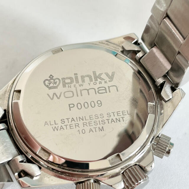 pinky wolman(ピンキーウォルマン)の26 ピンキーウォルマン時計　レディース腕時計　新品電池　クロノグラフ レディースのファッション小物(腕時計)の商品写真