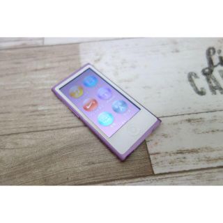 アップル(Apple)の☆apple iPod nano 第7世代 パープル MD479J (ポータブルプレーヤー)