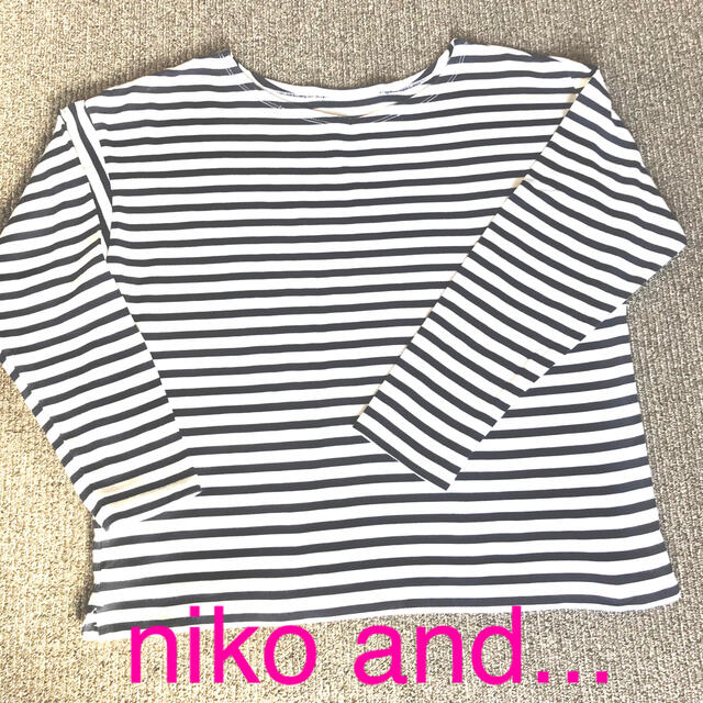 niko and...(ニコアンド)のniko and...  ボーダーカットソー　3 レディースのトップス(カットソー(長袖/七分))の商品写真