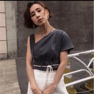 アメリヴィンテージ(Ameri VINTAGE)のじぇしか様　AMERI  MEDI ENROULER ROPE TOP (Tシャツ(半袖/袖なし))