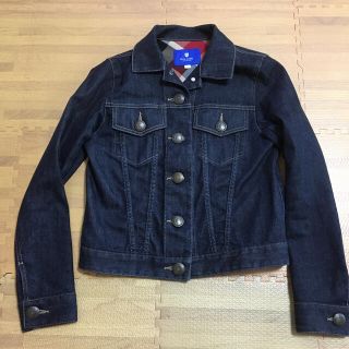 バーバリーブルーレーベル(BURBERRY BLUE LABEL)のブルーレーベルクレストブリッジ　Gジャン　サイズ36(Gジャン/デニムジャケット)