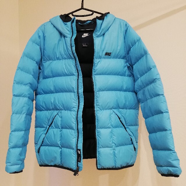 【美品】期間限定 ナイキ ダウンパーカージャケット 水色 Mサイズ メンズ | フリマアプリ ラクマ