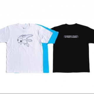 フラグメント(FRAGMENT)のTHUNDERBOLT PROJECT ミュウ ブラック Ｔシャツ ＸＬサイズ(Tシャツ/カットソー(半袖/袖なし))