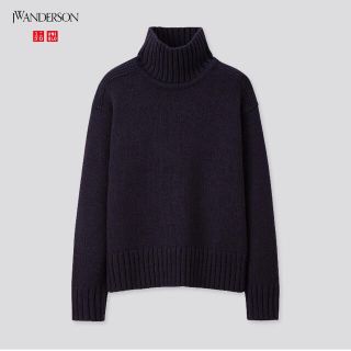 ユニクロ(UNIQLO)の新品 UNIQLO JW ANDERSON タートルネックセーター L(ニット/セーター)