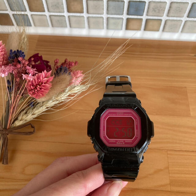 Baby-G(ベビージー)のbaby‐G ピンク×ブラック レディースのファッション小物(腕時計)の商品写真