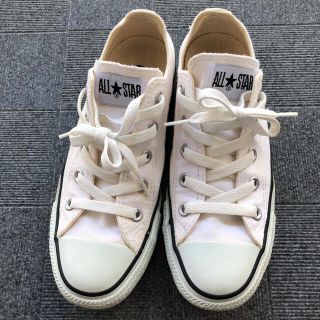 コンバース(CONVERSE)のコンバース★ホワイト★23cm ローカット スニーカー(スニーカー)