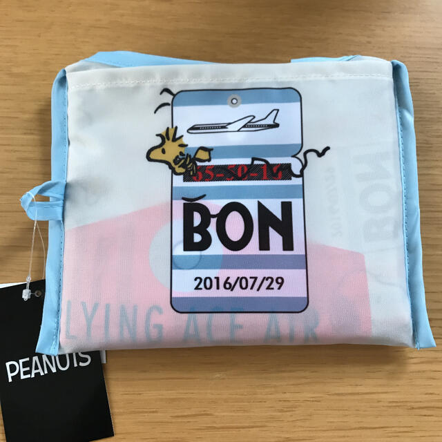 PEANUTS(ピーナッツ)の【新品】スヌーピー　エコバッグ　 ショッピングバッグ　お買い物バッグ レディースのバッグ(エコバッグ)の商品写真