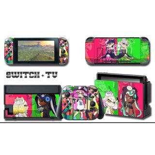 Switch スイッチ スプラトゥーン スキンシール カバー ステッカー(その他)