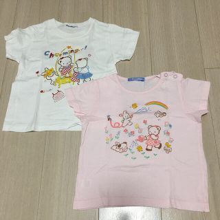 ファミリア(familiar)のファミリアTシャツ2枚セット　100サイズ(Tシャツ/カットソー)