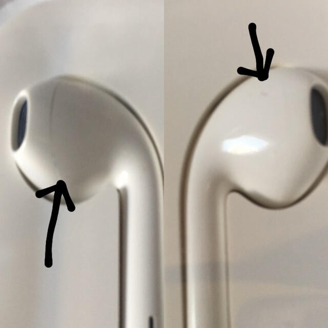 Apple(アップル)のイヤフォン(iPhone6s付属品) スマホ/家電/カメラのオーディオ機器(ヘッドフォン/イヤフォン)の商品写真