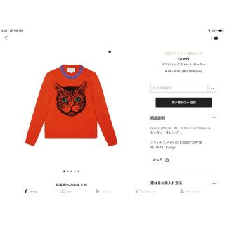 グッチ(Gucci)のgucciセーター(ニット/セーター)