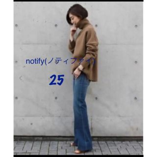 ドゥーズィエムクラス(DEUXIEME CLASSE)のドゥーズィエムクラス　notify(ノティファイ)18ss ワイドデニム 25(デニム/ジーンズ)