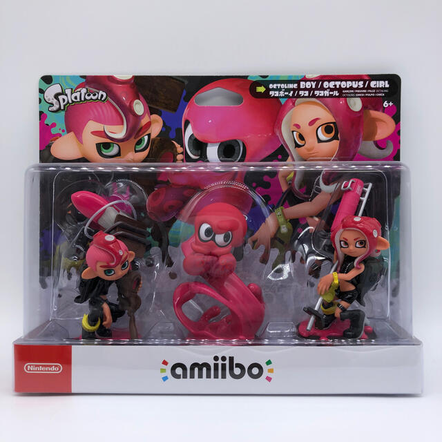 amiibo トリプルセットタコガール/タコ/タコボーイ (スプラトゥーン ...