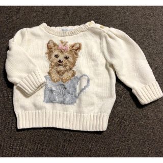 ラルフローレン(Ralph Lauren)のラルフローレン  ラルフ　ニット　犬　セーター  6M 70(ニット/セーター)