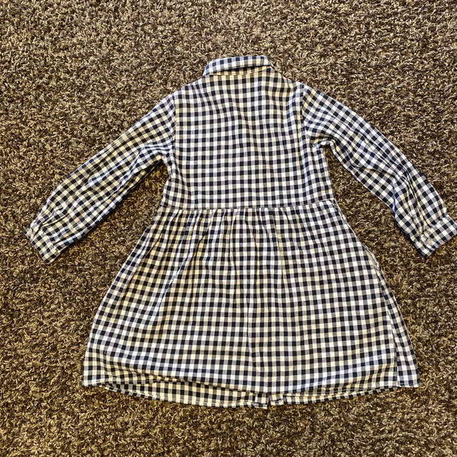 3can4on(サンカンシオン)の3can4on シャツワンピース　120 キッズ/ベビー/マタニティのキッズ服女の子用(90cm~)(ワンピース)の商品写真