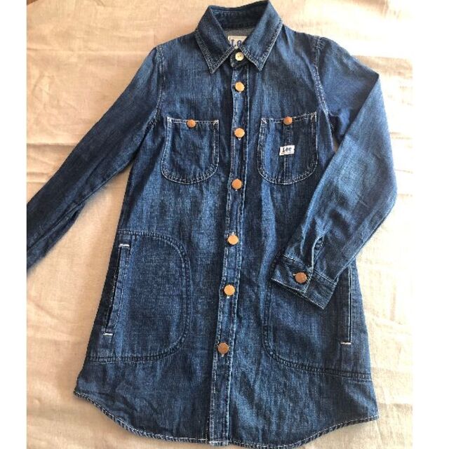 Lee(リー)のLEE デニムワンピース 140 キッズ/ベビー/マタニティのキッズ服女の子用(90cm~)(ワンピース)の商品写真