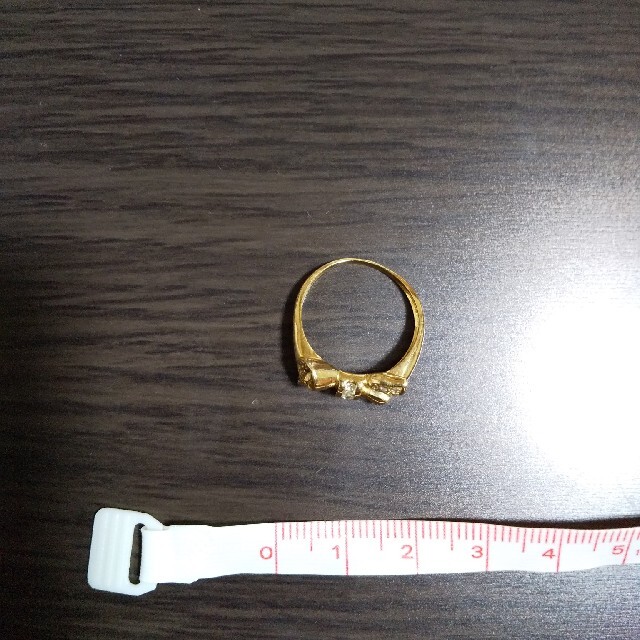 0.22カラットダイヤ指輪3g by ゆみ's shop｜ラクマ 9号 K18の通販 新作高品質