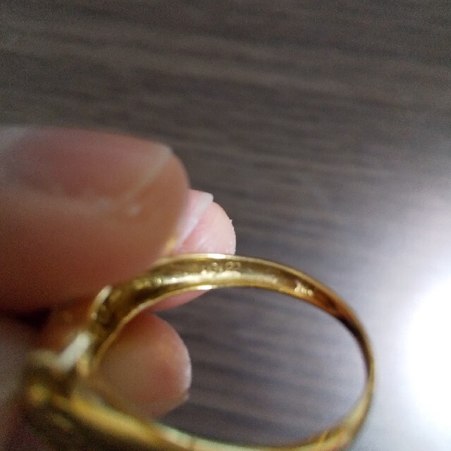 0.22カラットダイヤ指輪3g by ゆみ's shop｜ラクマ 9号 K18の通販 新作高品質
