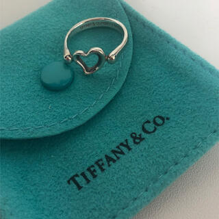 ティファニー(Tiffany & Co.)のティファニーオープンハートリング　シルバー(リング(指輪))