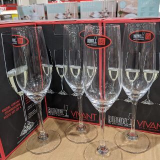 リーデル(RIEDEL)のRIEDEL リーデル VIVANT シャンパングラス 4本セット(アルコールグッズ)