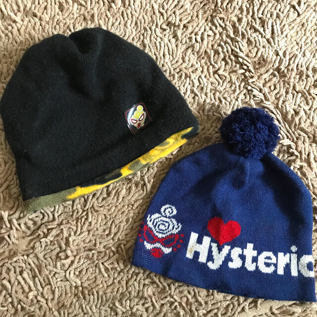 HYSTERIC MINI(ヒステリックミニ)のヒスミニ☆帽子☆ニットキャップ☆ヒステリックミニ☆子供☆ベビー☆キッズ☆手袋 キッズ/ベビー/マタニティのこども用ファッション小物(帽子)の商品写真