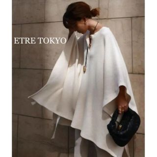 ETRE TOKYO 完売　ヘンリーネックサーマルポンチョ(カットソー(長袖/七分))