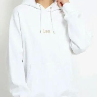 リー(Lee)の♡美品　Lee ホワイトパーカー　M(パーカー)