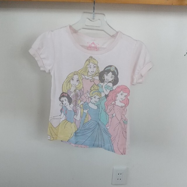 Disney(ディズニー)のプリンセスTシャツ キッズ/ベビー/マタニティのキッズ服女の子用(90cm~)(Tシャツ/カットソー)の商品写真