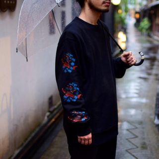 ジャーナルスタンダード(JOURNAL STANDARD)のevisen スウェット エビ太郎 EVITARO SWEAT black(スウェット)