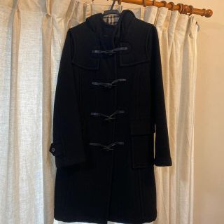 バーバリーブルーレーベル(BURBERRY BLUE LABEL)のBurberryバーバリー　ダッフルコート黒(ダッフルコート)