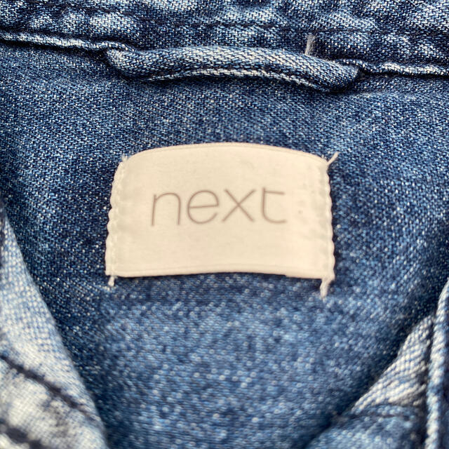 NEXT(ネクスト)のnext デニムシャツ　6〜9mths キッズ/ベビー/マタニティのベビー服(~85cm)(シャツ/カットソー)の商品写真