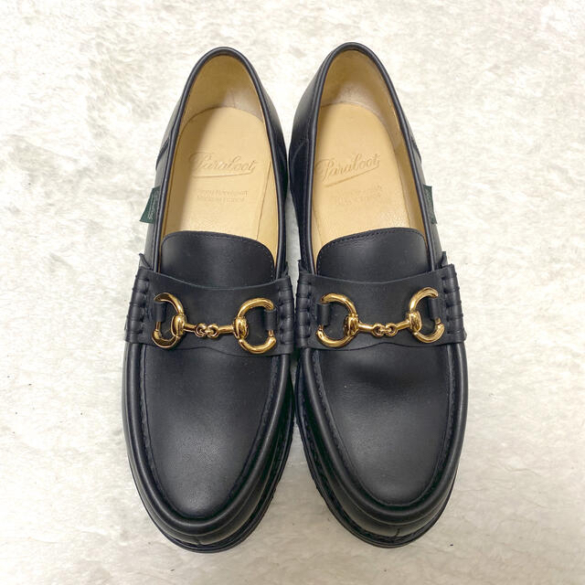paraboot パラブーツ オルセー ビットローファー ブラック 高評価