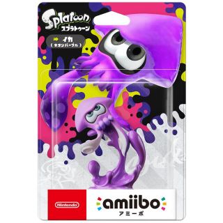 ニンテンドウ(任天堂)のamiibo イカ【ネオンパープル】 (スプラトゥーンシリーズ)(家庭用ゲームソフト)