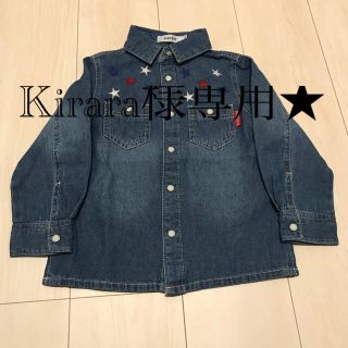 ベベ(BeBe)の【kiraraさま専用】SLAP SLIP 星刺繍デニムシャツ(ジャケット/上着)