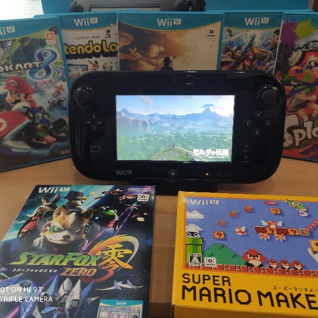 Wii U(ウィーユー)のWiiU PREMIUM SET ＋ ソフト多数（中古） エンタメ/ホビーのゲームソフト/ゲーム機本体(家庭用ゲーム機本体)の商品写真