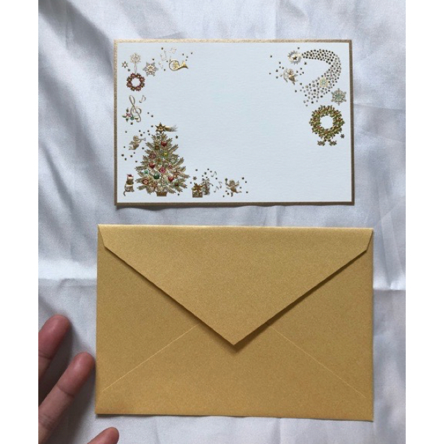 未使用 Loft クリスマスカード ゴールドの封筒の通販 By おまとめでも お値下げ不可です 自宅整理中 ラクマ
