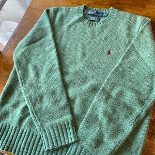 ポロラルフローレン(POLO RALPH LAUREN)の19%値下ポロラルフローレンセーター USサイズM ウール90%,アンゴラ10%(ニット/セーター)