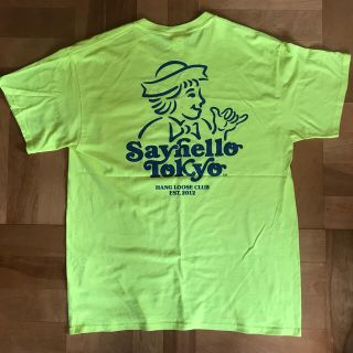 シュプリーム(Supreme)のsayhello ビッグT Lサイズ　イエロー(Tシャツ/カットソー(半袖/袖なし))