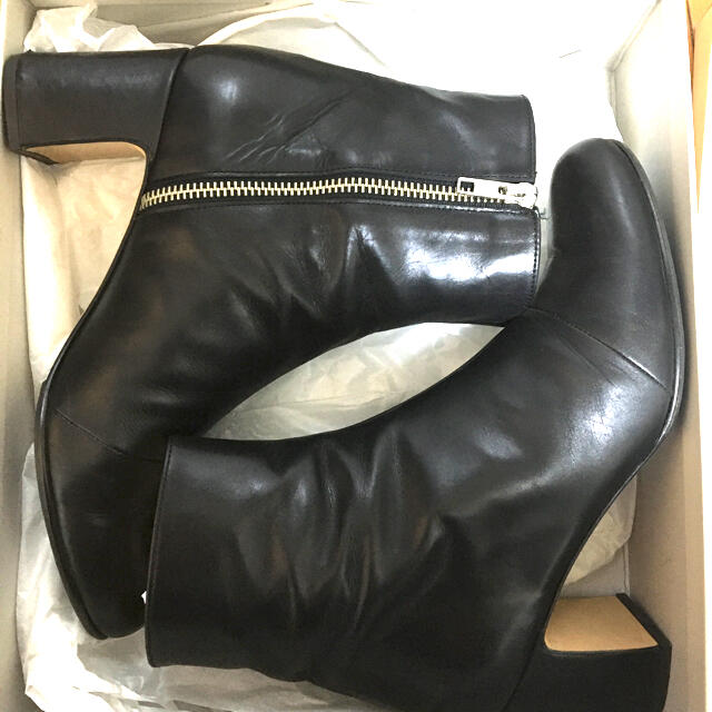 steven alan - Steven Alan レザーショートブーツ 裏張り済の通販 by