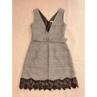 プロポーションボディドレッシング(PROPORTION BODY DRESSING)のプロポーション♡︎チェック柄ジャンパースカート風ワンピース(ひざ丈ワンピース)