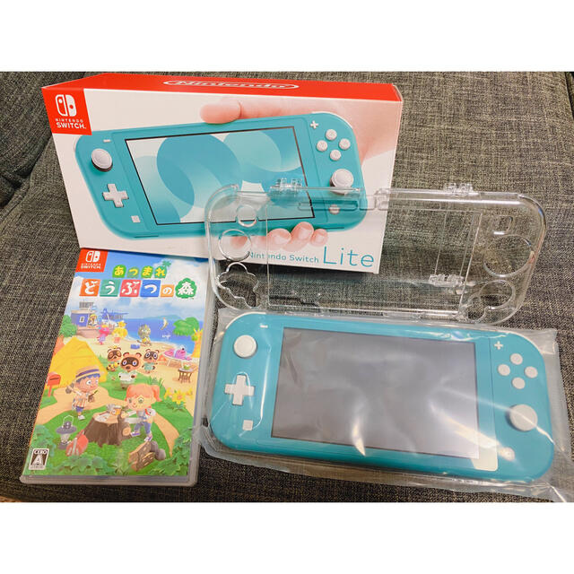 Nintendo Switch(ニンテンドースイッチ)のNintendo Switch  Lite / あつまれどうぶつの森 エンタメ/ホビーのゲームソフト/ゲーム機本体(家庭用ゲーム機本体)の商品写真