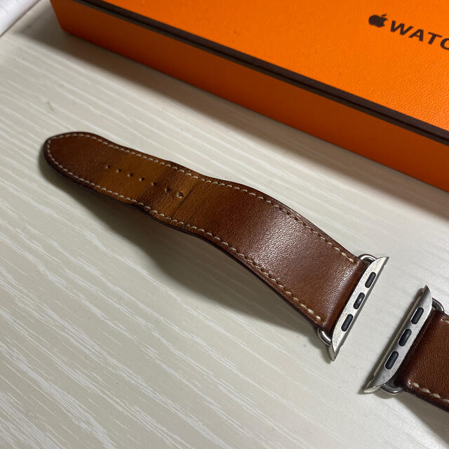 Hermes(エルメス)のアップルウォッチ44mm用　エルメスバンド メンズの時計(レザーベルト)の商品写真