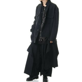 ヨウジヤマモト(Yohji Yamamoto)のYohji Yamamoto 19aw スタンドファスナージャケット コート(チェスターコート)